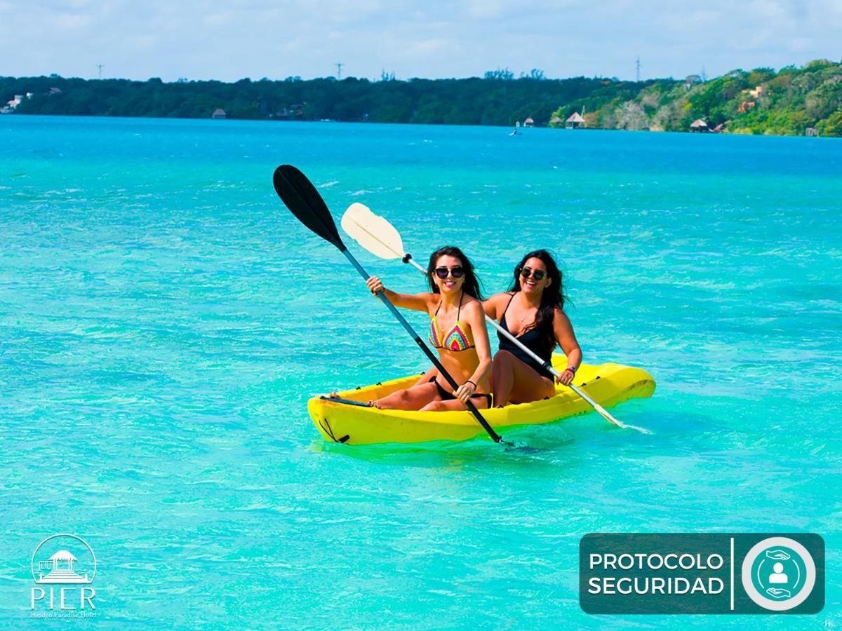 Hotel Wayak Bacalar - Todo Incluido Bagian luar foto