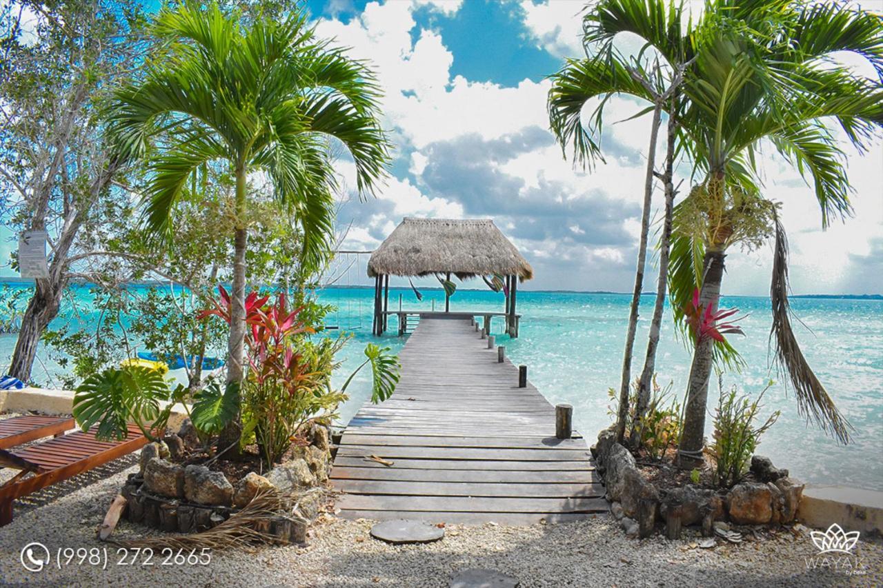 Hotel Wayak Bacalar - Todo Incluido Bagian luar foto